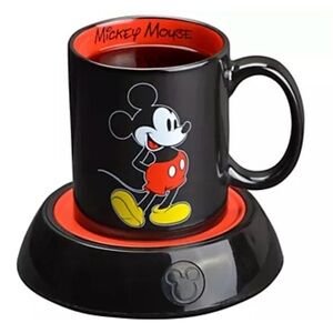 Disney Mickey Mouse Mug Warmer And Mug Set